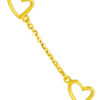 TOMEI Hearts Bracelet, Yellow Gold 916