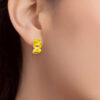 TOMEI x Xifu Aurora Earrings, Yellow Gold 999
