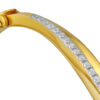 TOMEI Diamond Cut Collection Bangle, Yellow Gold 916