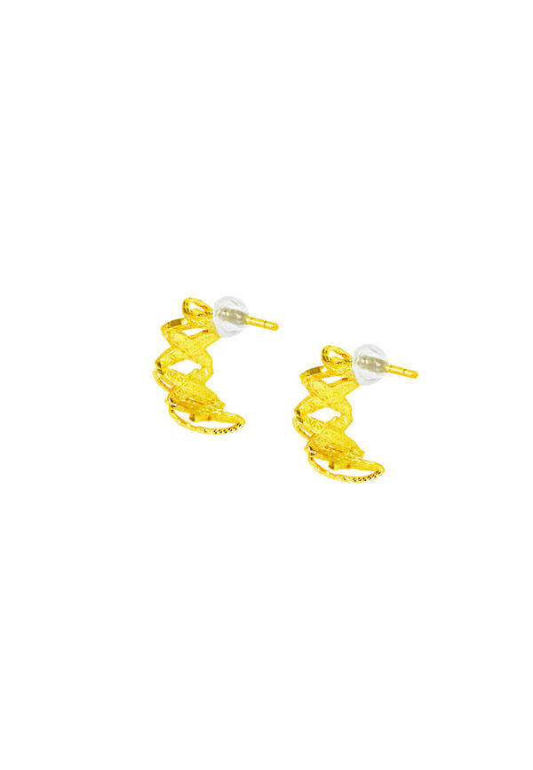 TOMEI x Xifu Aurora Earrings, Yellow Gold 999