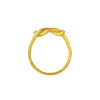 TOMEI Twisted Ring, Yellow Gold 916