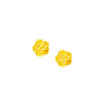 TOMEI x Xifu Rosey Earrings, Yellow Gold 999