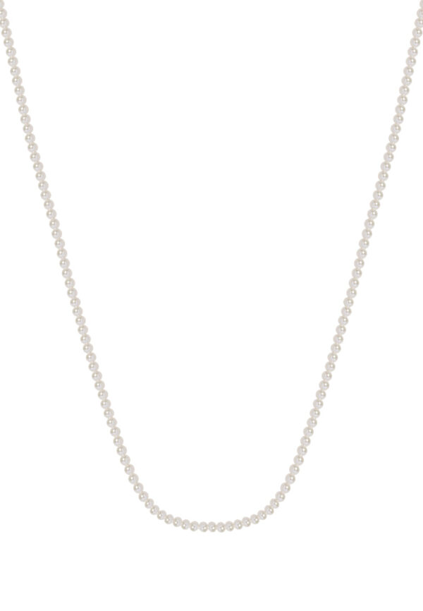 TOMEI Pearlfect Love Single Strand White Pearl Necklace