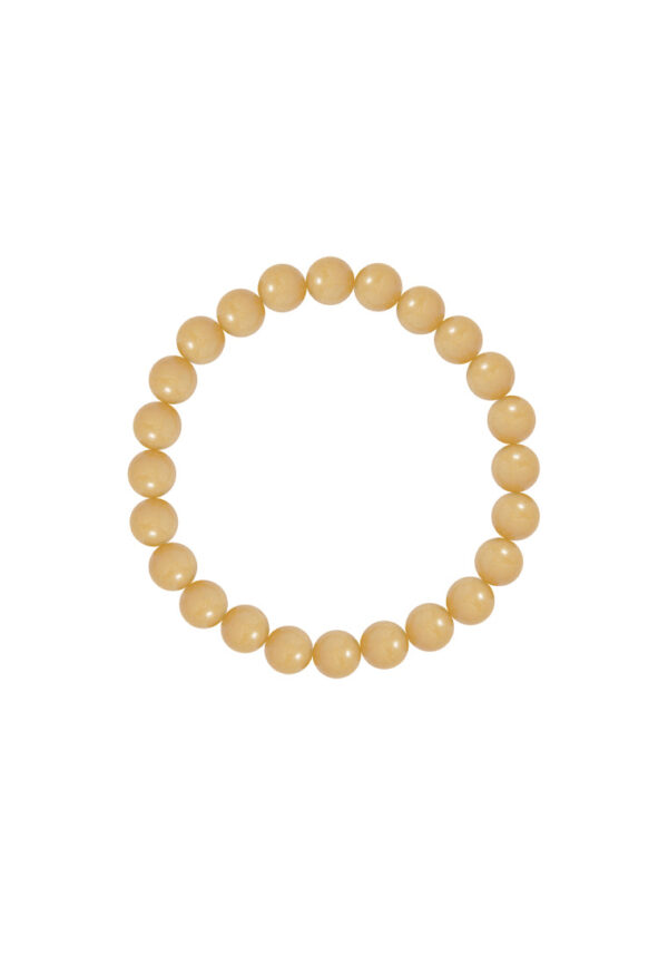 TOMEI [Online Exclusive] Yellow Jade Bead Bracelet