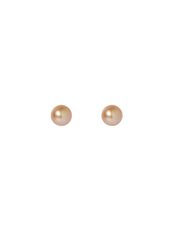 TOMEI Akoya Pearl 7.5mm Earrings,Yellow Gold 750