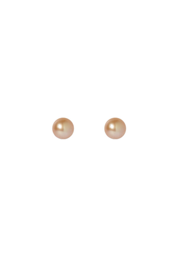 TOMEI Akoya Pearl 7.5mm Earrings,Yellow Gold 750