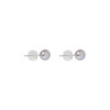 TOMEI Akoya Pearl 5mm Earrings,White Gold 750