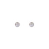 TOMEI Akoya Pearl 5mm Earrings,White Gold 750