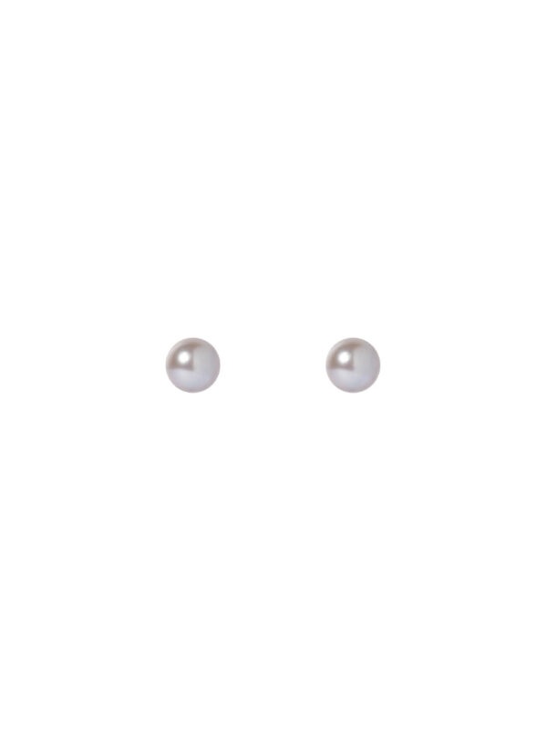 TOMEI Akoya Pearl 5mm Earrings,White Gold 750
