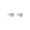 TOMEI Akoya Pearl 7mm Earrings,White Gold 750