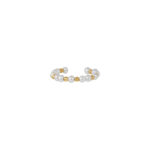 TOMEI Minimalist Pearl Ring, Yellow Gold 750