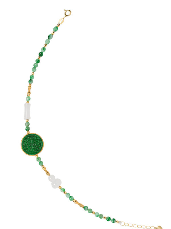 TOMEI Jade & Nephrite Bracelet, Yellow Gold 750