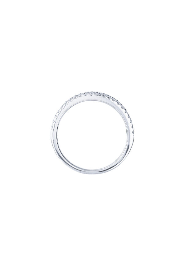 TOMEI Diamond Ring, White Gold 750