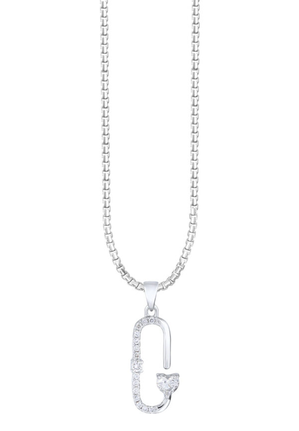 TOMEI Diamond Pendant, White Gold 750