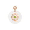 TOMEI Nephrite Pendant, Rose Gold 750