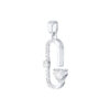 TOMEI Diamond Pendant, White Gold 750