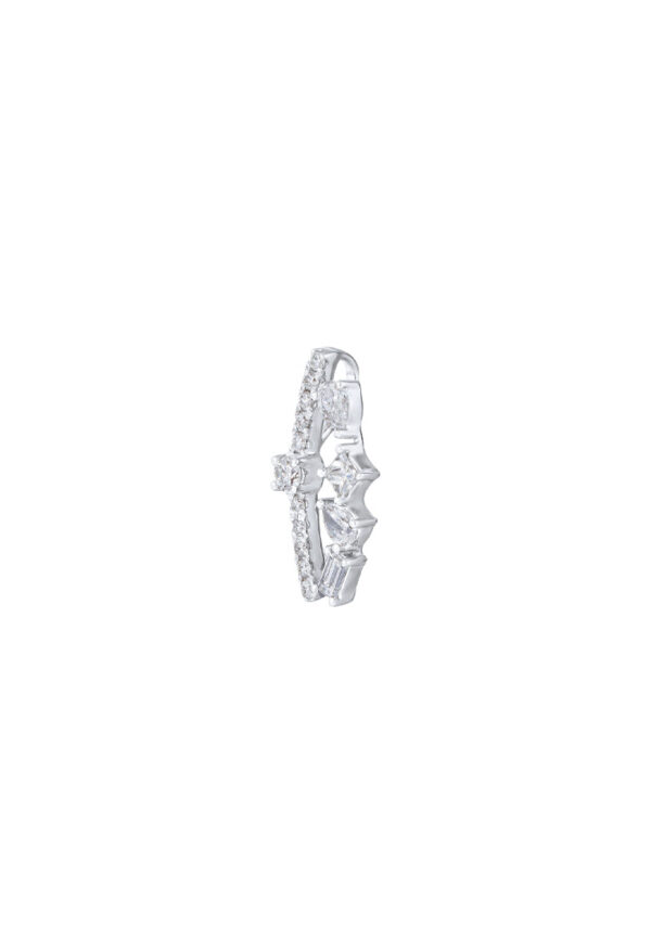 TOMEI Diamond Pendant, White Gold 750