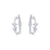 TOMEI Diamond Earrings, White Gold 750