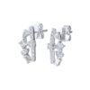 TOMEI Diamond Earrings, White Gold 750