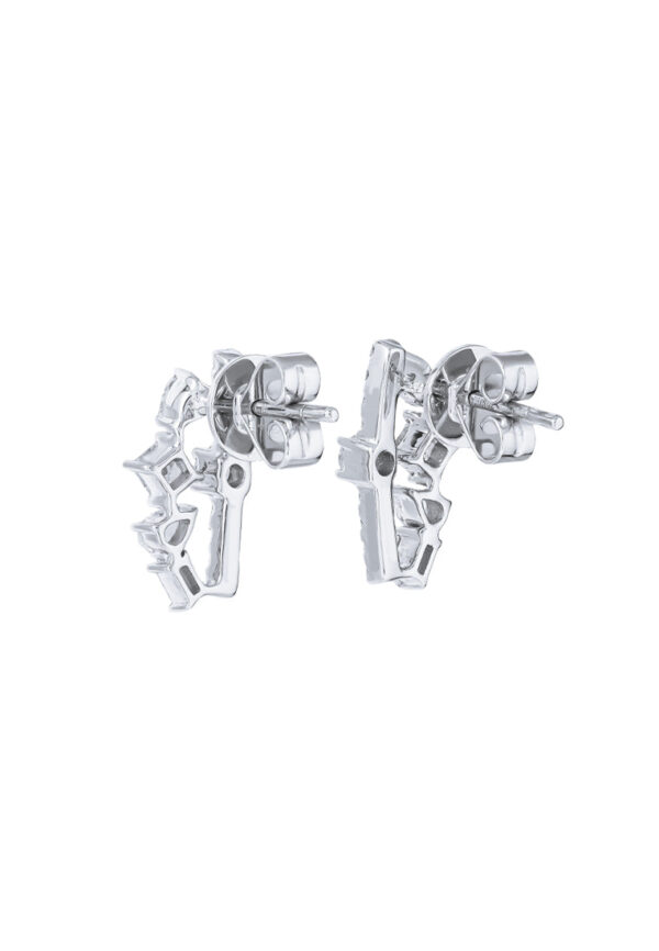 TOMEI Diamond Earrings, White Gold 750
