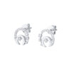 TOMEI Diamond Earrings, White Gold 750