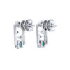 TOMEI Emerald Earrings, White Gold 750