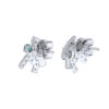 TOMEI Emerald Earrings, White Gold 750