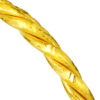 TOMEI Twisted Bangle, Yellow Gold 916