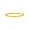 TOMEI Twisted Bangle, Yellow Gold 916