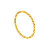 TOMEI Twisted Bangle, Yellow Gold 916