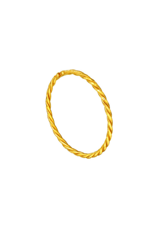 TOMEI Twisted Bangle, Yellow Gold 916