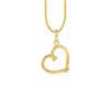 TOMEI Heart Pendant, Yellow Gold 916