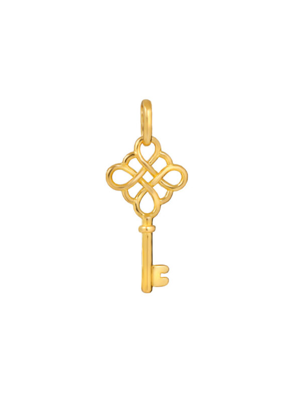 TOMEI Key Pendant, Yellow Gold 916