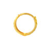 TOMEI Loop Earrings, Yellow Gold 916