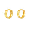 TOMEI Loop Earrings, Yellow Gold 916
