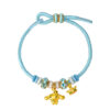 TOMEI Chomel I Sanrio Cinnamoroll 5D Charm with rope, Yellow Gold 999