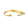 TOMEI Diamond Cut Collection Bangle, Yellow Gold 916