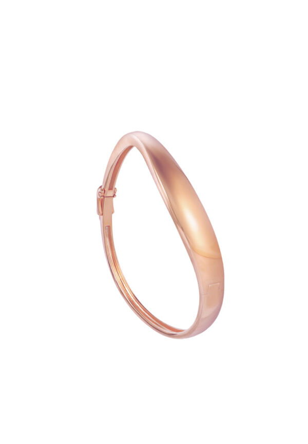 TOMEI High Polishing Bangle, Yellow Gold 916