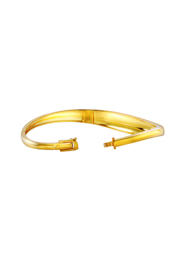 TOMEI High Polishing Bangle, Yellow Gold 916