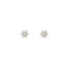 TOMEI Blossoming Pearl Earrings, Silver