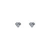 TOMEI Diamond Shape Earrings, White Gold 750
