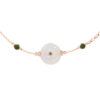 TOMEI Nephrite Series Bracelet, Rose Gold 750