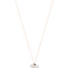 TOMEI Nephrite Series Gourd Necklace, Rose Gold 750