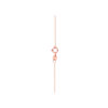 TOMEI Nephrite Series Necklace, Rose Gold 750