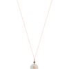 TOMEI Nephrite Series Necklace, Rose Gold 750
