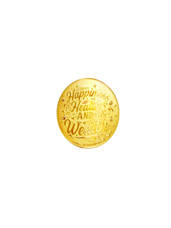 1100x762_0000_Sony_1096 KW-019_3 TOMEI Happiness, Health & Wealth Gold Wafer 0.1G, Yellow Gold 9999