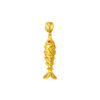 TOMEI Chomel Collection 3D Fish Charm, Yellow Gold 916