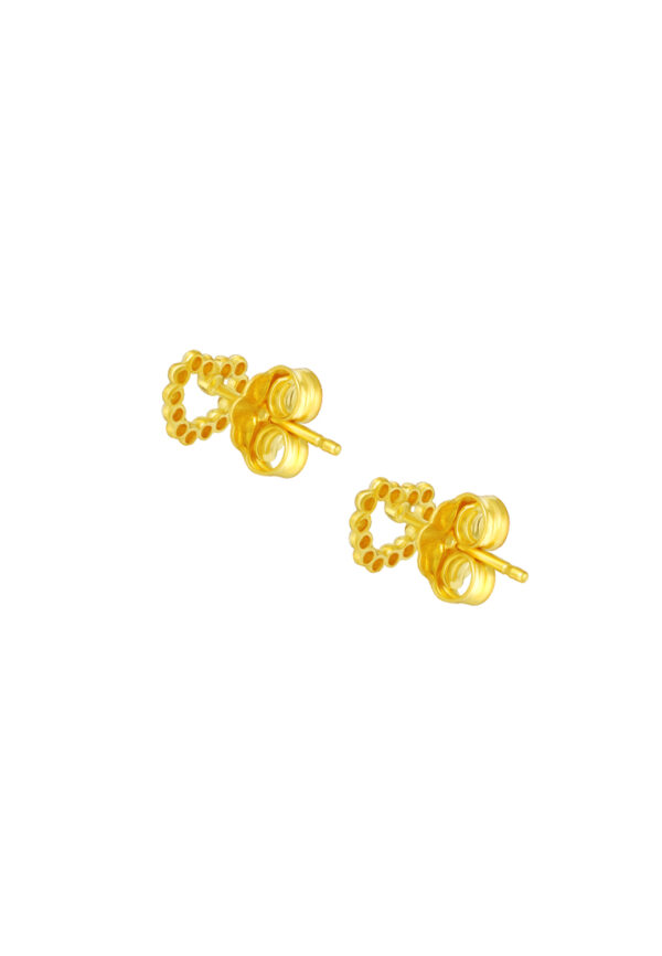 1100x762_0007_Sony_3192_2 TOMEI Heart Earrings, Yellow Gold 916