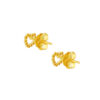 TOMEI Dual-Tone Heart Earrings, Yellow Gold 916