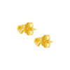 TOMEI Dual-Tone Heart Earrings, Yellow Gold 916